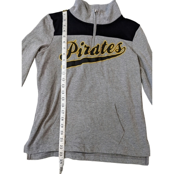 PINK VS with 5th & Ocean Clothing Pittsburgh Pirates Pull Over 1/2 Zip Size XS - Picture 5 of 10
